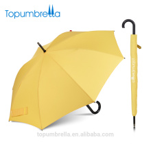 Topumbrella nuevas invenciones moda logotipo de impresión personalizada sin lluvia paraguas mínimo recto en china